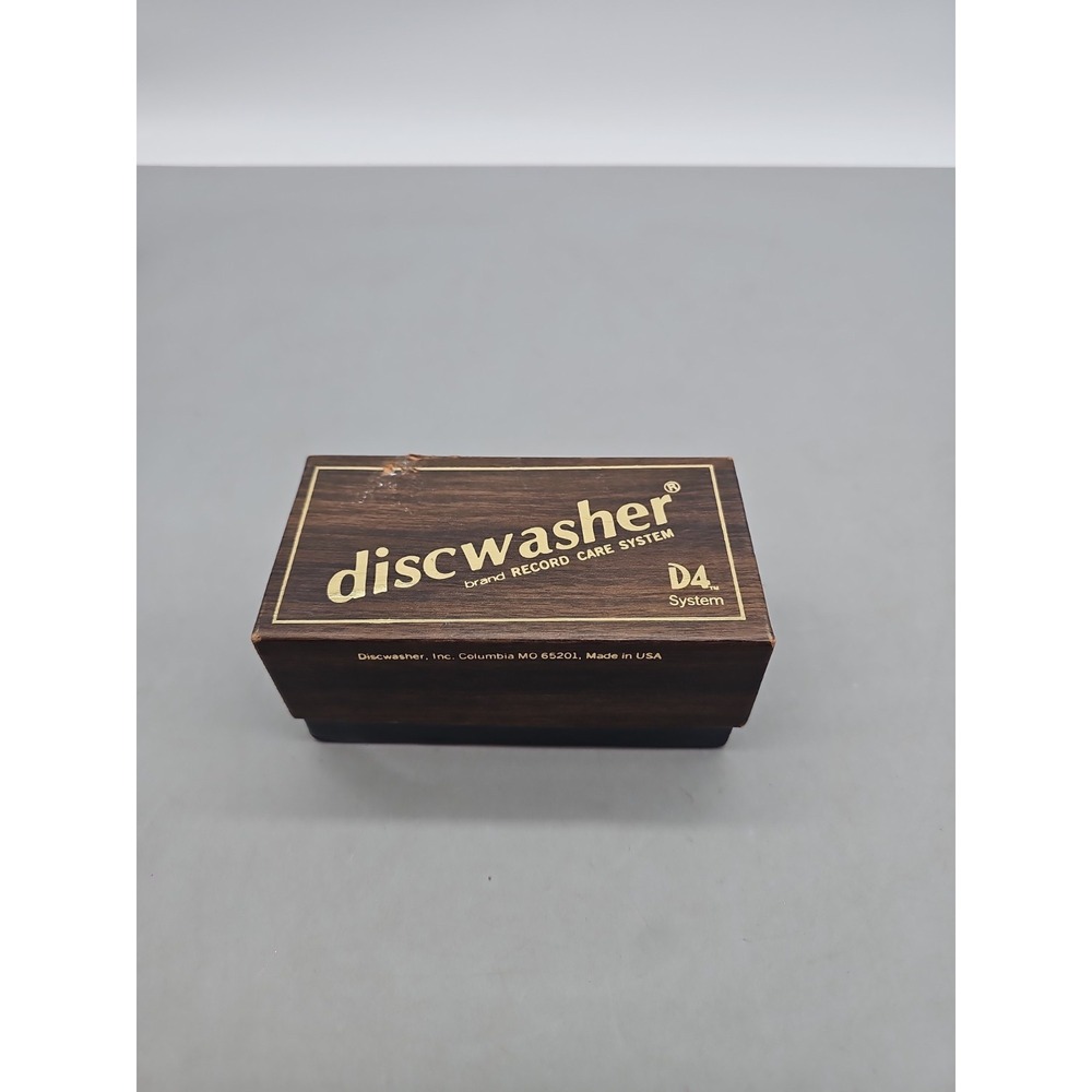 Vintage Discwasher Lot RCA, D4 Vinyl Record Care System Cleaner (Fluid, Box)